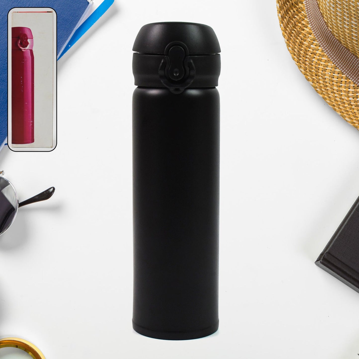 Water Bottle for Kids ? Insulated Stainless Steel Bottle (500 ML / Mix Color)