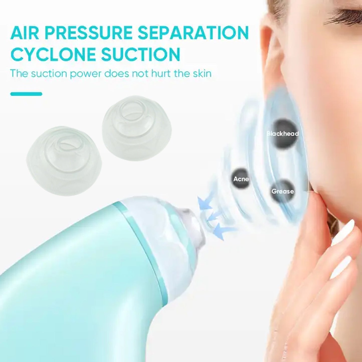 Mini Handheld Vacuum Blackhead Remover ? Facial Massage & Spot Lifting (1 Pc)