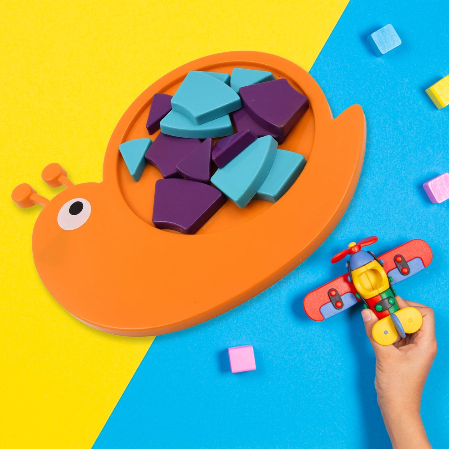 Mini Snail Puzzle ? STEM Educational Toy, Puzzle Games for Ages 3-6 (Mix Color)