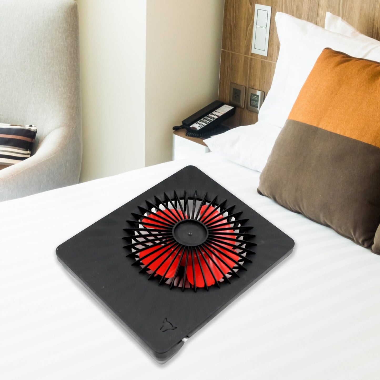 Portable Desk Fan ? 1 Speed Setting, Personal Table Fan for Office, School & Home Use (1 Pc)