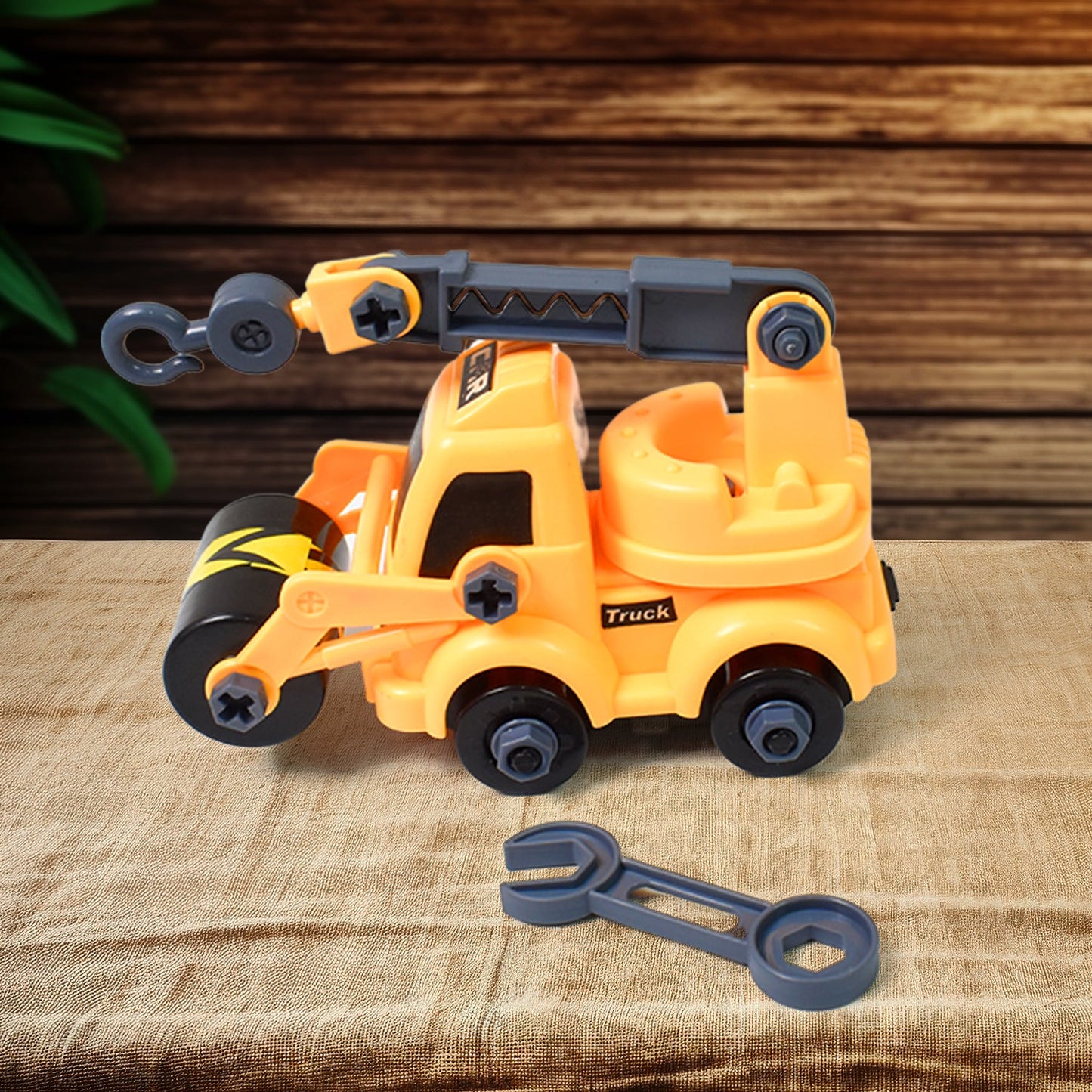 Engineering Vehicles Nut Assembly Toy ? DIY Vehicle Model Set for Kids, Simulation Car Construction Toy (2 Pc Set)