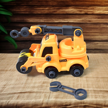Engineering Vehicles Nut Assembly Toy ? DIY Vehicle Model Set for Kids, Simulation Car Construction Toy (2 Pc Set)