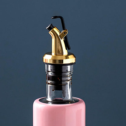 Olive Oil Dispenser ? Leakproof Glass Bottle with Non-Drip Spout for Kitchen & Cooking (300 ML)