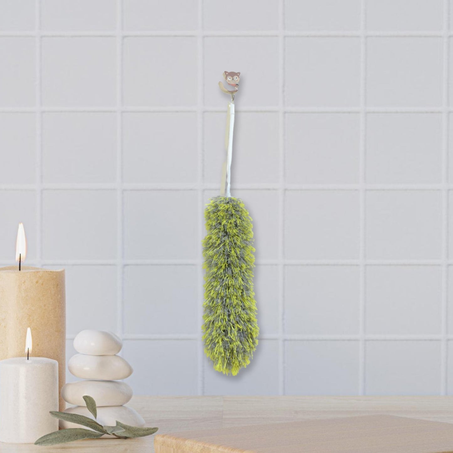 Long Handle Microfiber Duster ? Extendable & Washable Cleaning Tool for Home, Car & Office (62cm)