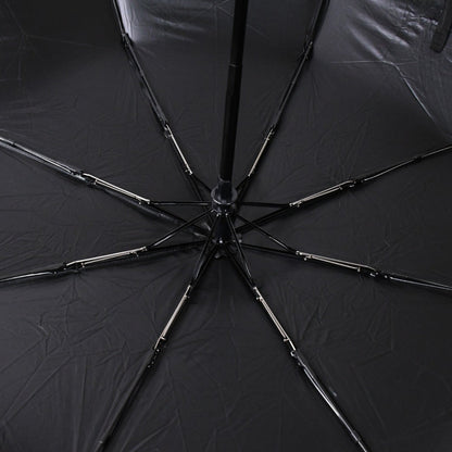 2 Fold Manual Umbrella ? Wind, Sun & Rainproof with Steel Shaft & Wrist Strap