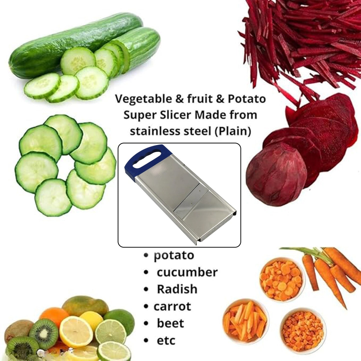 Plain Potato Slicer ? Essential Kitchen Tool for Effortless Potato Cutting & Slicing