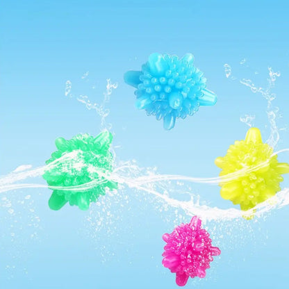 Soft Star Laundry Dryer Balls ? 10-Piece Multi-Color Clothes Softener