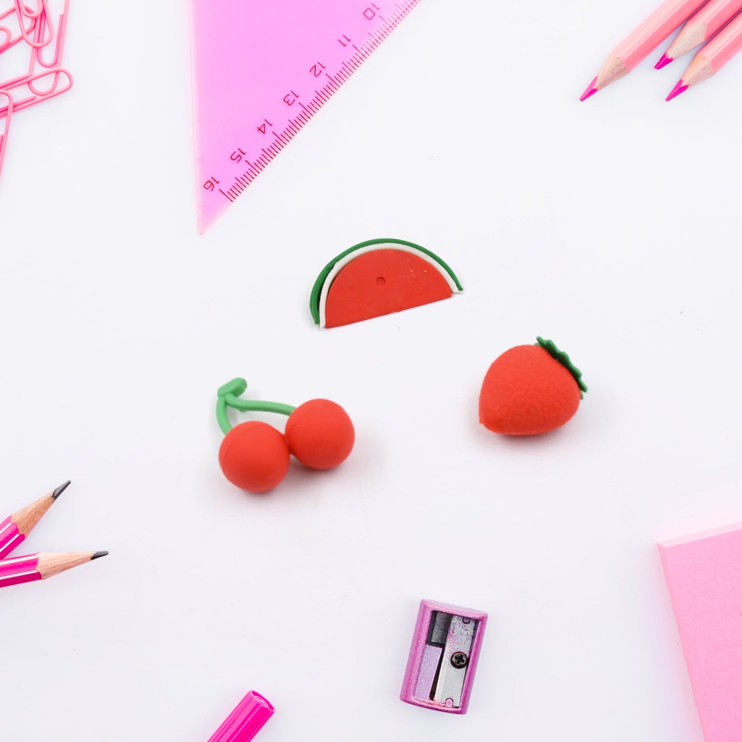 3D Mix Design Fancy & Colorful Erasers ? Cute Novelty Eraser Set for Kids & School Prize (1 Set)