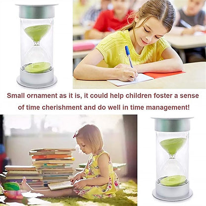 45-Minute Green Sand Timer ? Hourglass Time Management Tool for Classroom & Games (Color : Green)