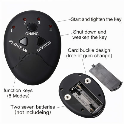 Wireless 6-Pack Abs Stimulator ? Rechargeable Vibrating Muscle Exerciser & Body Massager for Abdominal Training