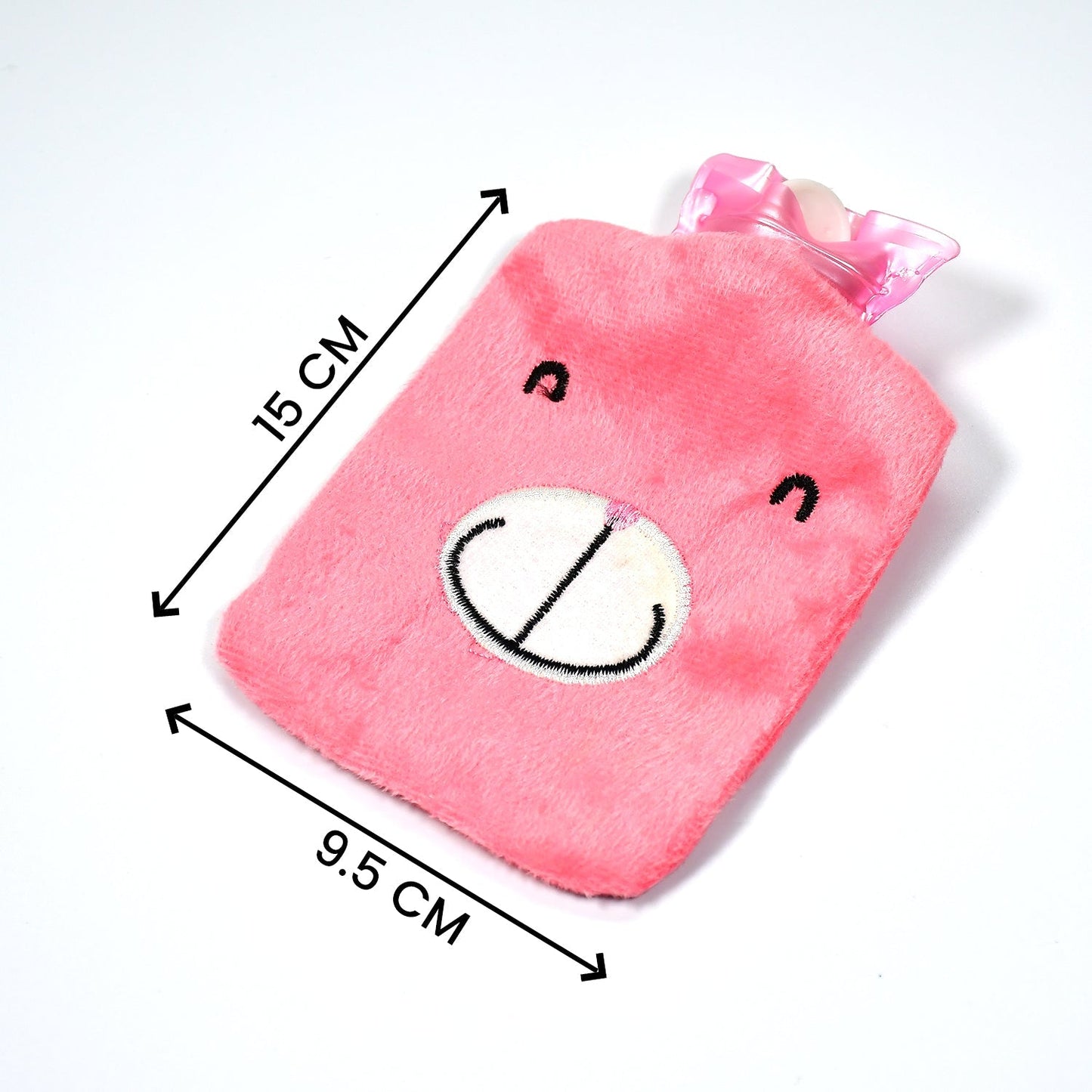 Pink Hot Water Bag with Cover ? Relief for Neck, Shoulders & Cramps