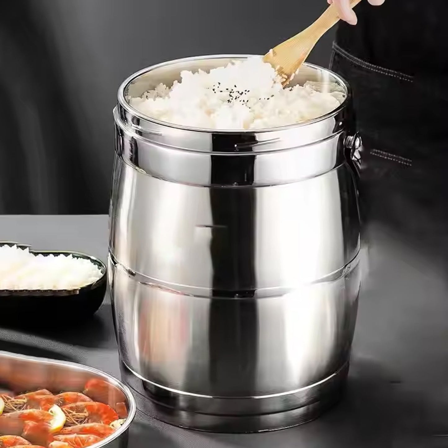 Stainless Steel Lunch Box, Insulated Lunch Box Double Vacuum-Layer (2.2 Ltr.)