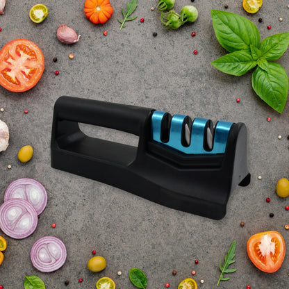 Kitchen Knife Sharpener ? Handheld for Chefs & Serrated Knives (1 Pc, Chopper Not Included)