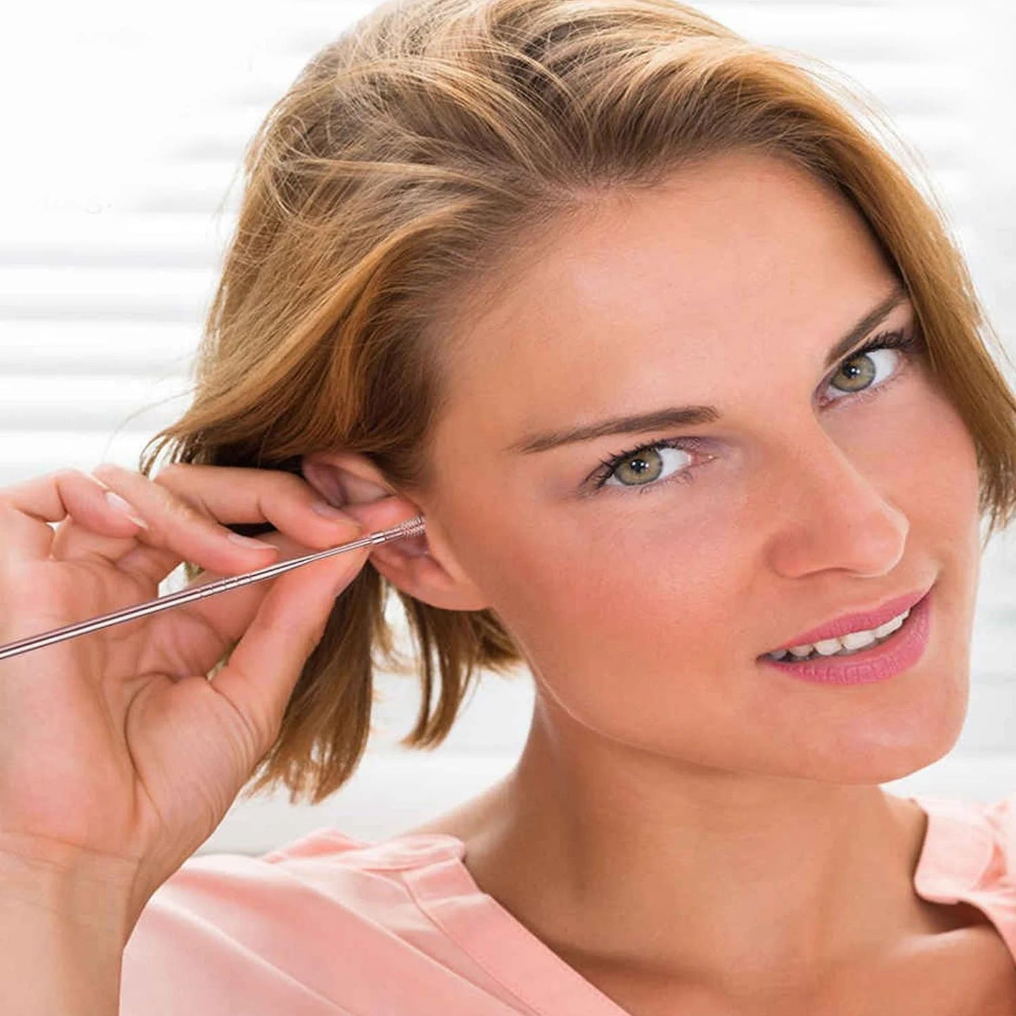 Ear Wax Removal Kit ? Portable Ear Cleaning Tool with Keychain Holder (6 Pc)