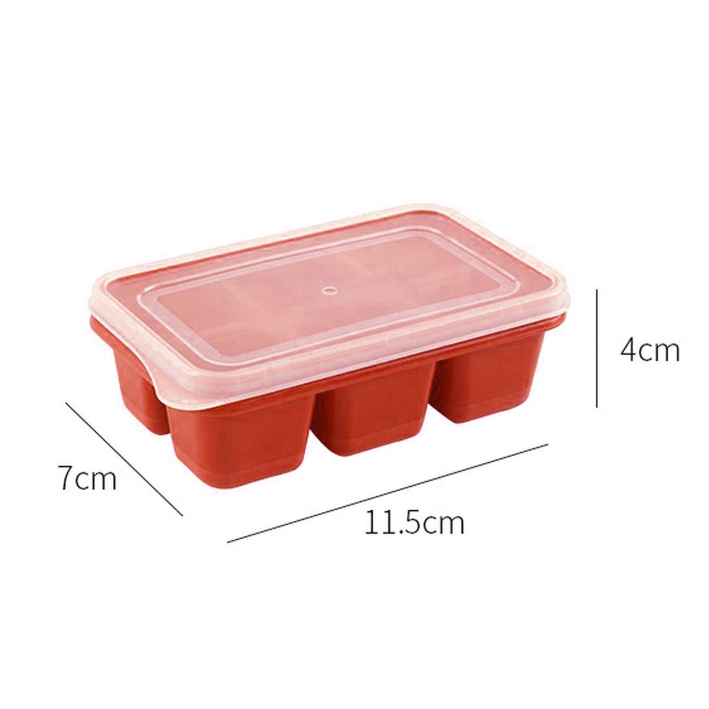 6-Cavity Silicone Ice Tray ? Ideal for Kitchen & Home Use