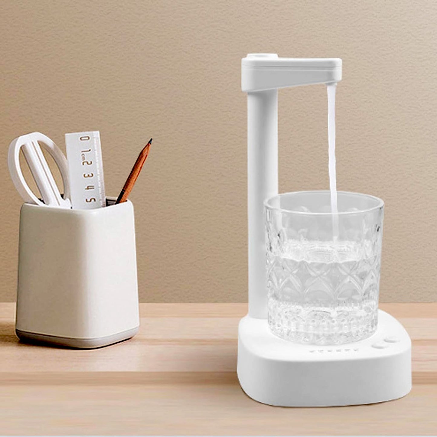 USB Charging Desktop Water Dispenser ? Smart One Button Operation, Portable Water Pump for Home & Office