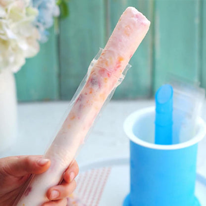 DIY Manual Popsicle Maker ? Reusable Ice Cream Mold (Approx 20 Pcs Packing Bag)