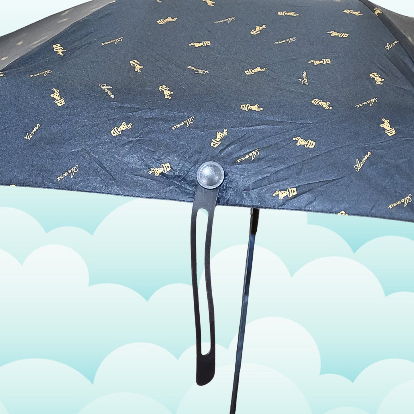 3-Fold Cute Umbrella ? Sun & Rain Protection, UV Shield (1 Pc / With Zip Case)