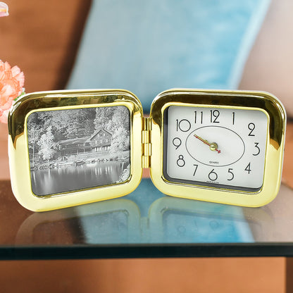 Portable Foldable Desk Clock ? Space-Saving and Stylish (1 Pc)