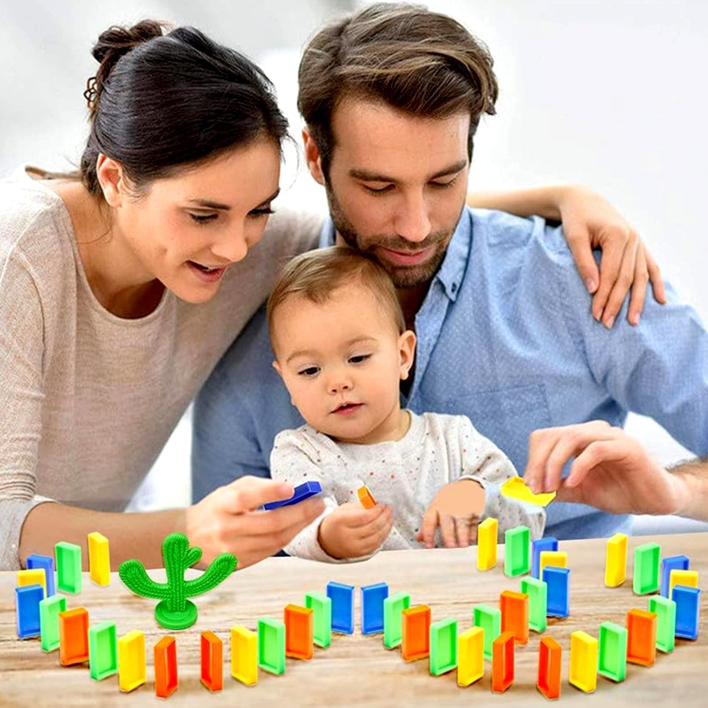 Transparent Funny Train Engine Block Set ? 60-Piece Music & Lights (Batteries Not Included)