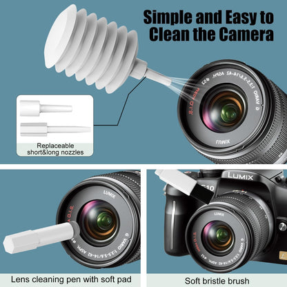 20-in-1 Keyboard Cleaner Kit ? Electronic Cleaning Brush, Spray & Tools for Laptop, Phone, Camera & More