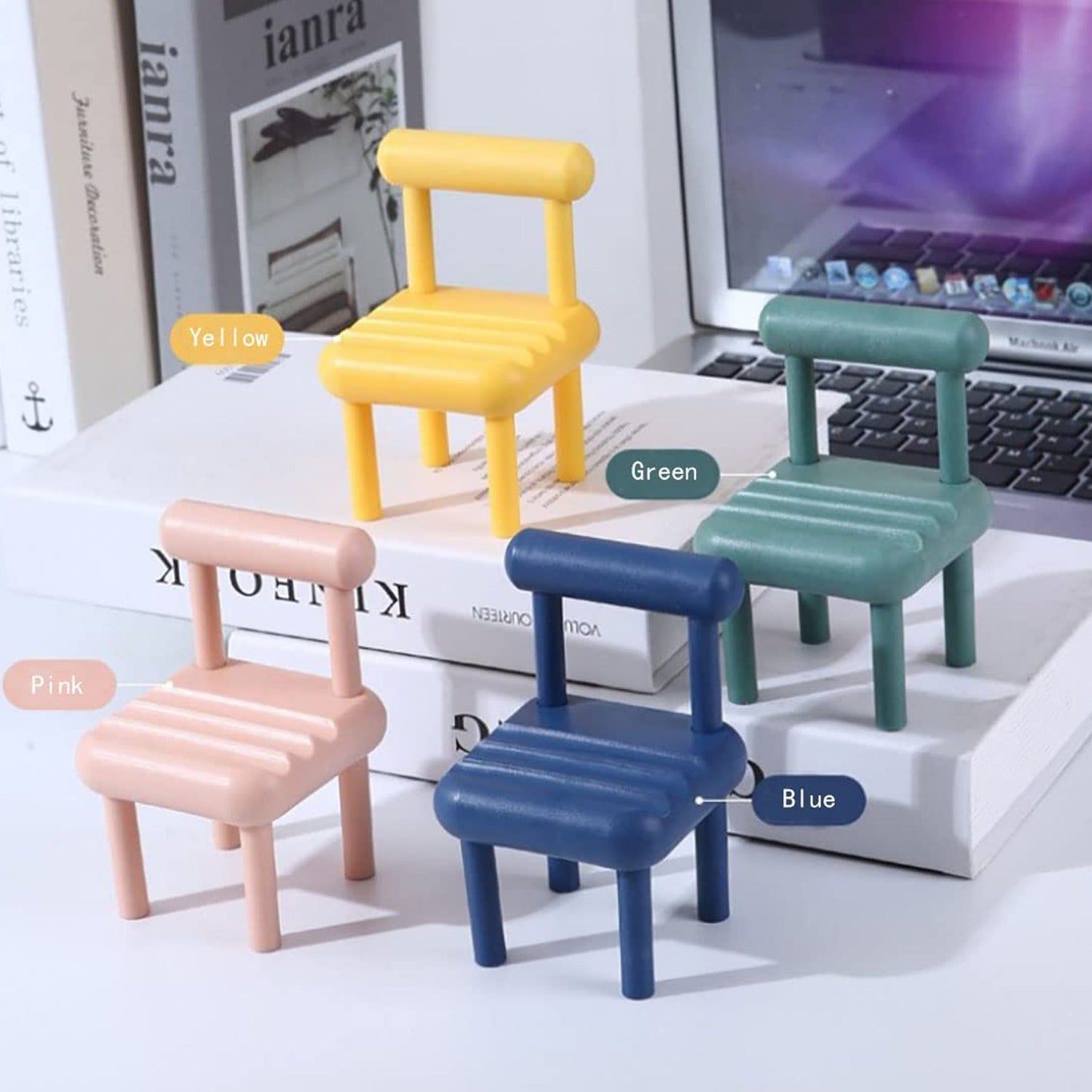 Mini Chair Mobile Phone Holder ? Portable & Stylish Stand for All Smartphones, Ideal for Desk & Office Use (1 Pc)