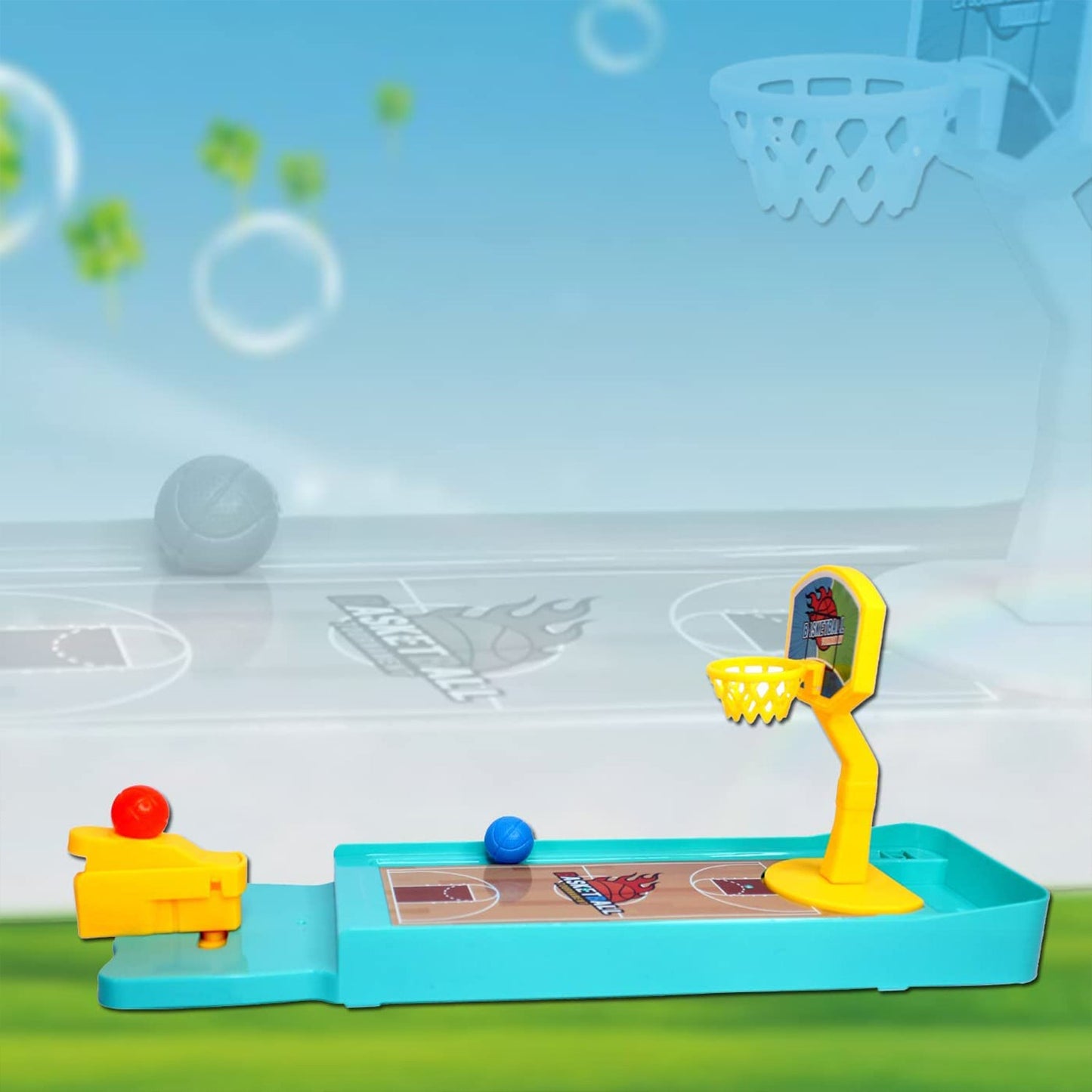 Mini Table top Finger Basketball & Bowling Game ? Indoor Family Fun for Kids & Adults