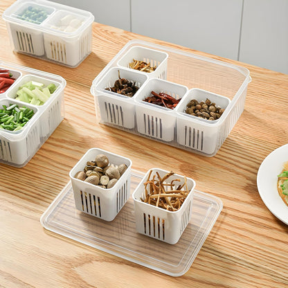 Fridge Storage Box ? Freezer & Kitchen Organizer for Vegetables & Food (1 Pc)