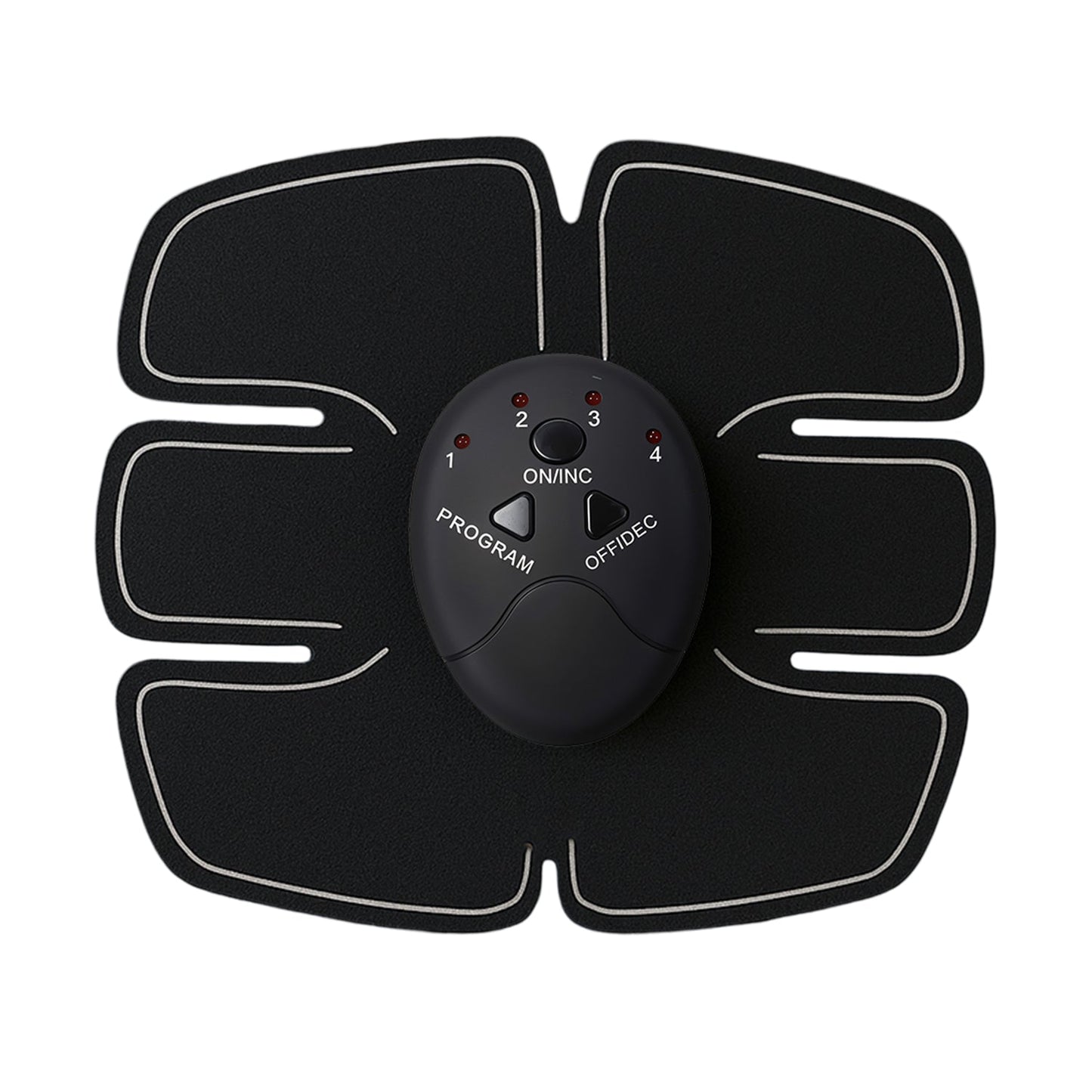 Wireless 6-Pack Abs Stimulator ? Rechargeable Vibrating Muscle Exerciser & Body Massager for Abdominal Training