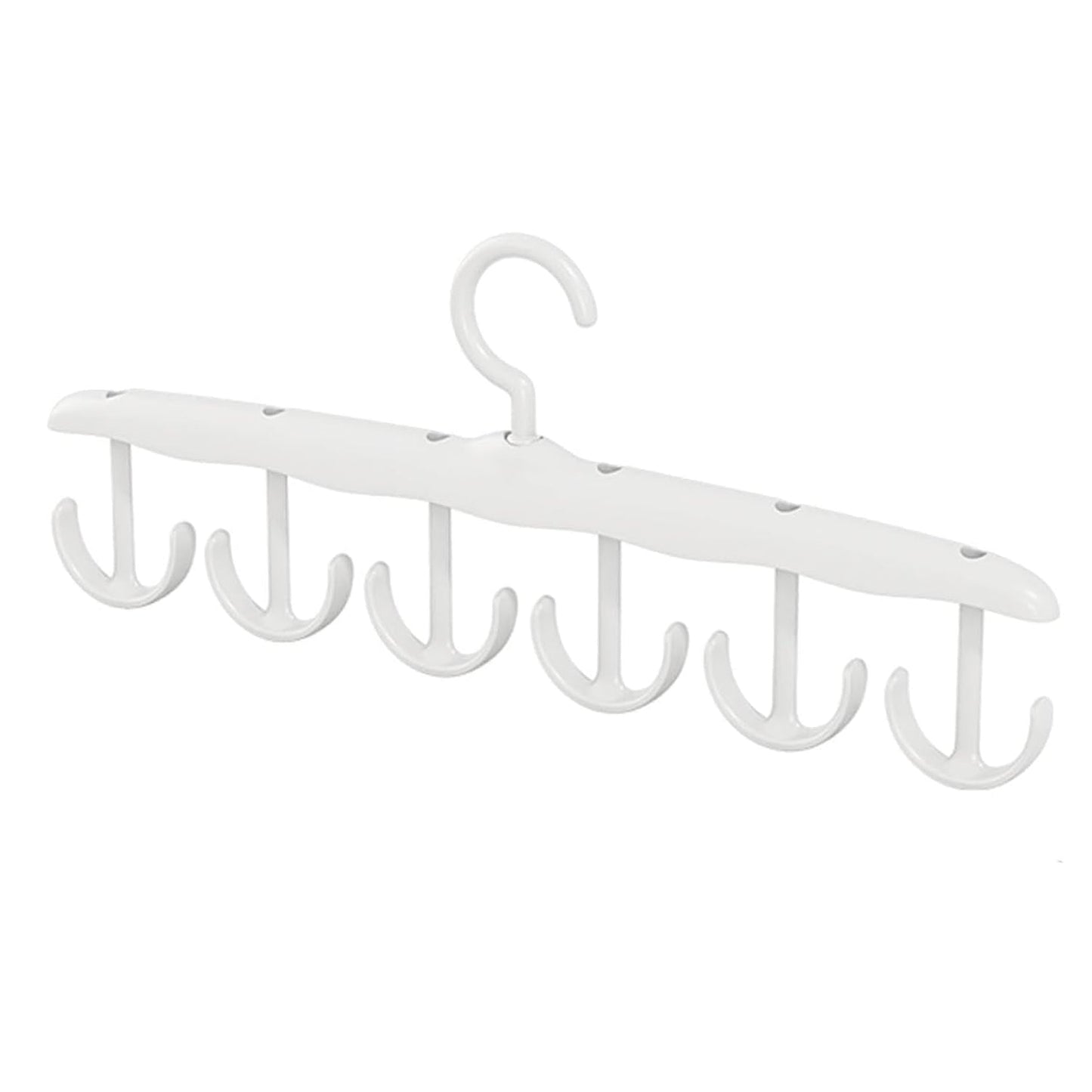 Rotatable Tank Top Hanger ? Space Saving Closet Organizer for Dorms & Apartments (12-Hook)