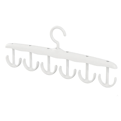 Rotatable Tank Top Hanger ? Space Saving Closet Organizer for Dorms & Apartments (12-Hook)