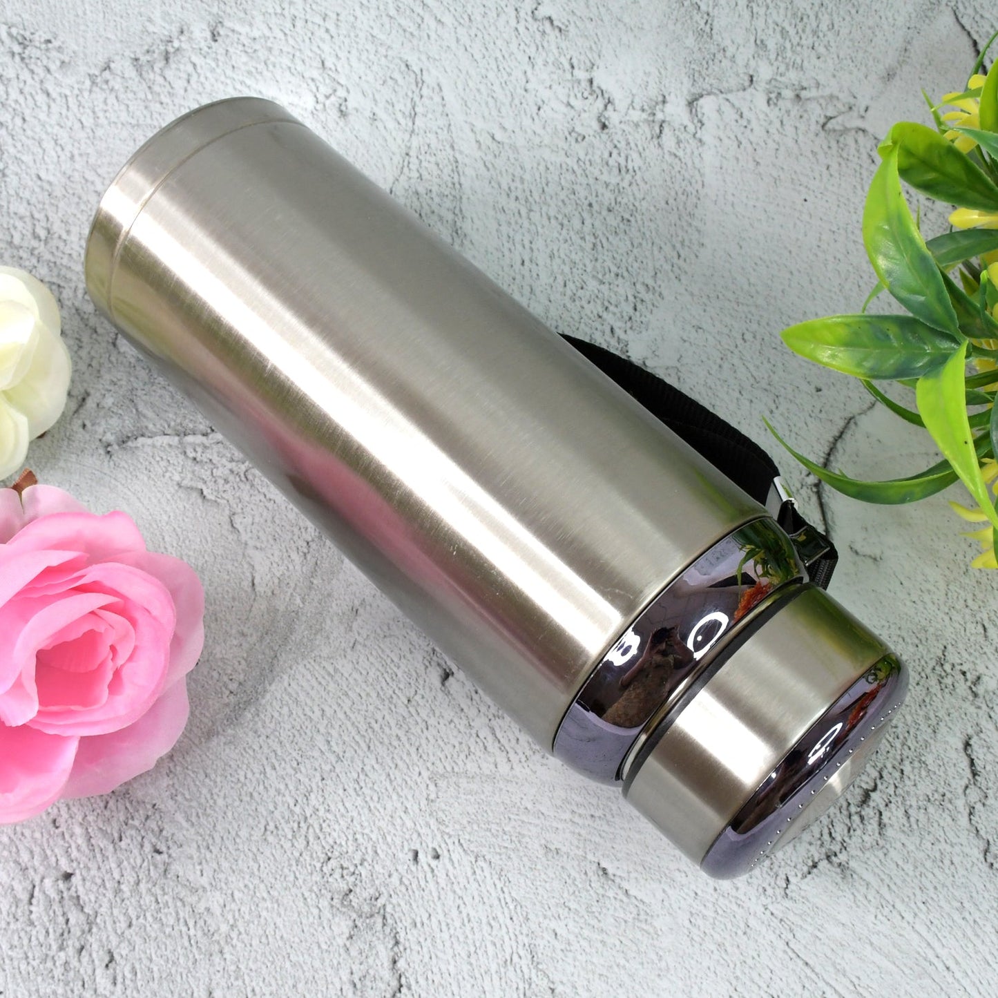 800ml Stainless Steel Water Bottle ? Leak-Proof Thermos Flask for Travel, Gym, Office, Home Use (1 Pc)