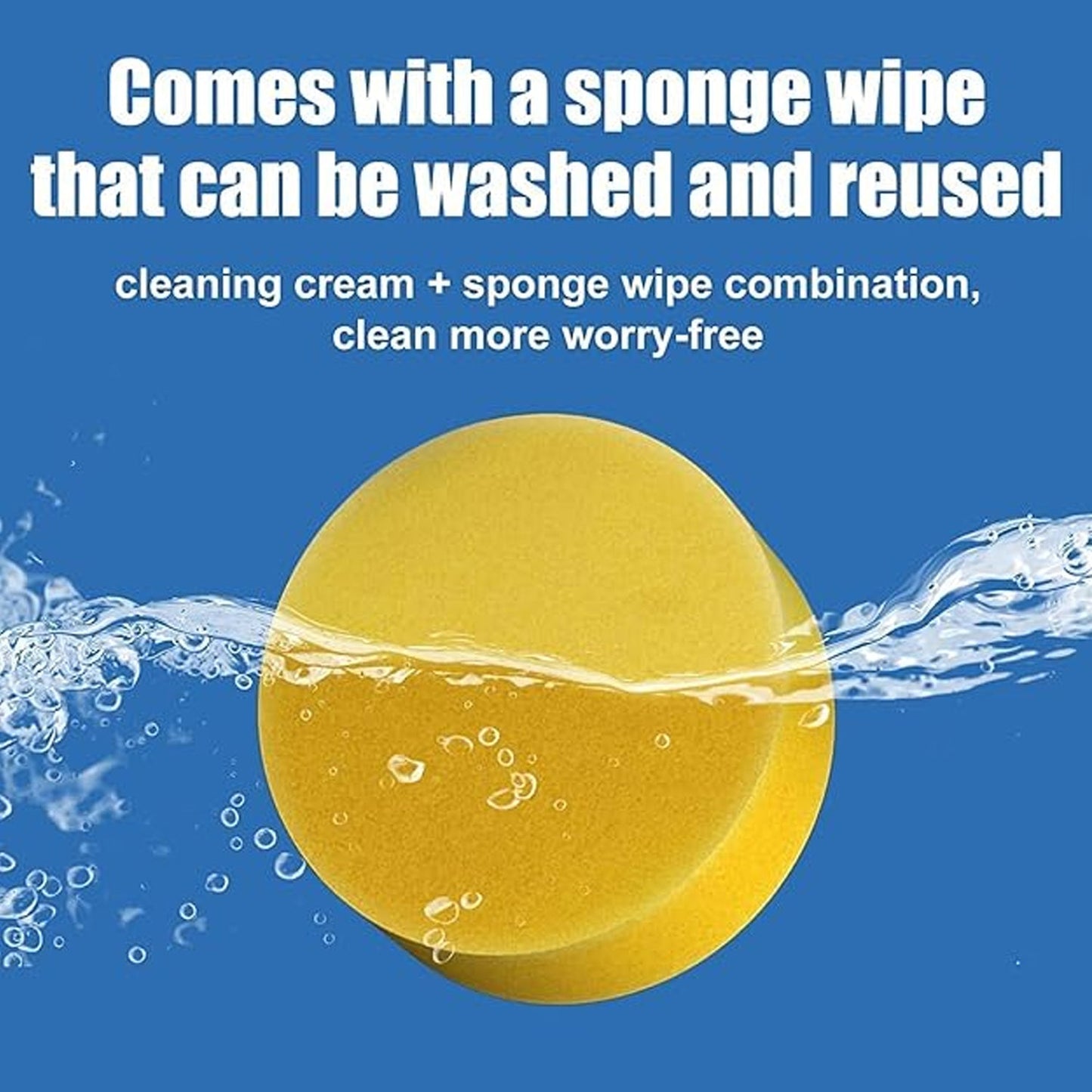 Shoe Cleaning Cream ? Stain Remover for Sneakers, White Rubber Sole & Polish (260g)