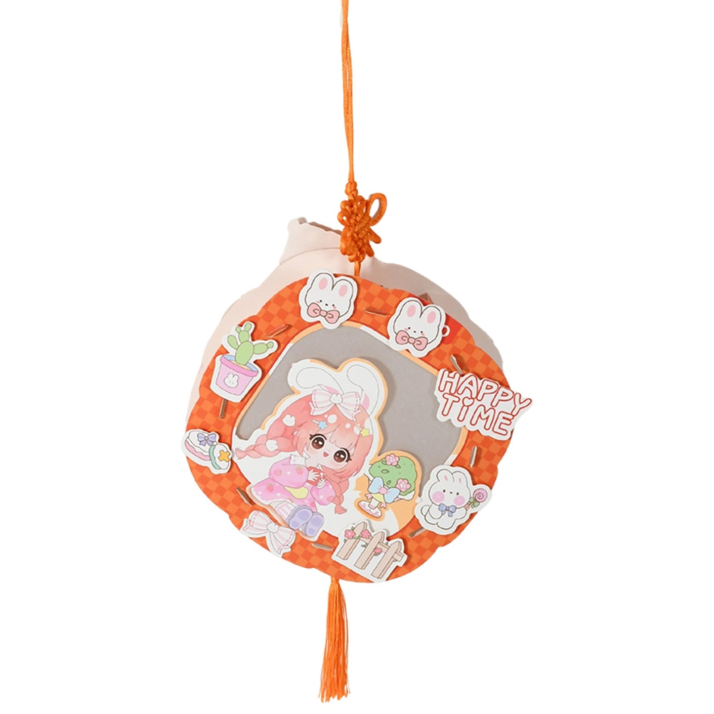 DIY Handmade Cartoon Paper Lanterns ? Antique Hollow-Out LED Projection for Festival Decor
