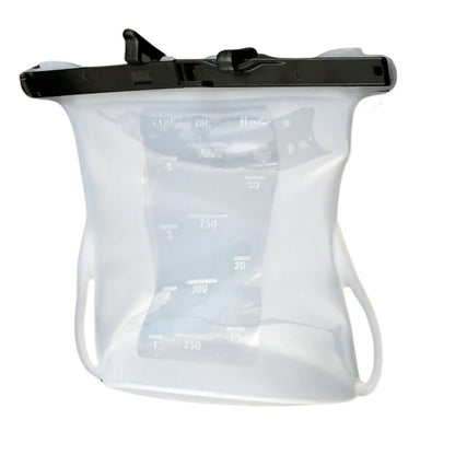 Reusable Silicone Food Bag ? Leakproof, Flat Bottom, BPA-Free, Microwave & Dishwasher Safe