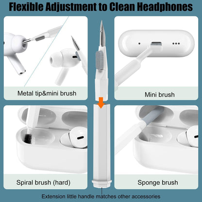20-in-1 Keyboard Cleaner Kit ? Electronic Cleaning Brush, Spray & Tools for Laptop, Phone, Camera & More