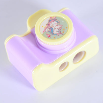 Camera Shape Pencil Sharpener ? Stylish & Lightweight Manual Sharpener for Kids & Office Use (1 Pc)