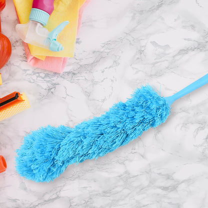 Adjustable Long Handle Microfiber Dust Brush ? Foldable Ceiling & Appliance Cleaner