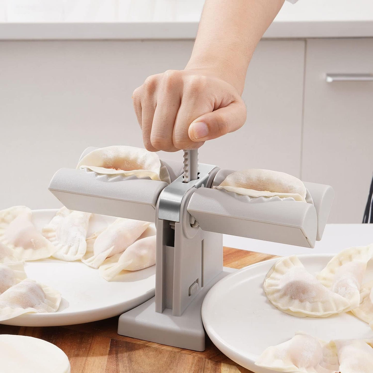Double Head Dumpling Maker Mold ? Easy Tool for Making Dumplings, Press Mold Kitchen Accessory