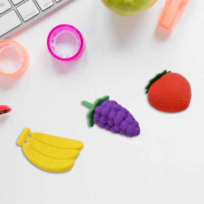 3D Food Fancy & Colorful Erasers ? Cute Novelty Eraser Set for Kids & School Prize (1 Set / Mix Design & Color)