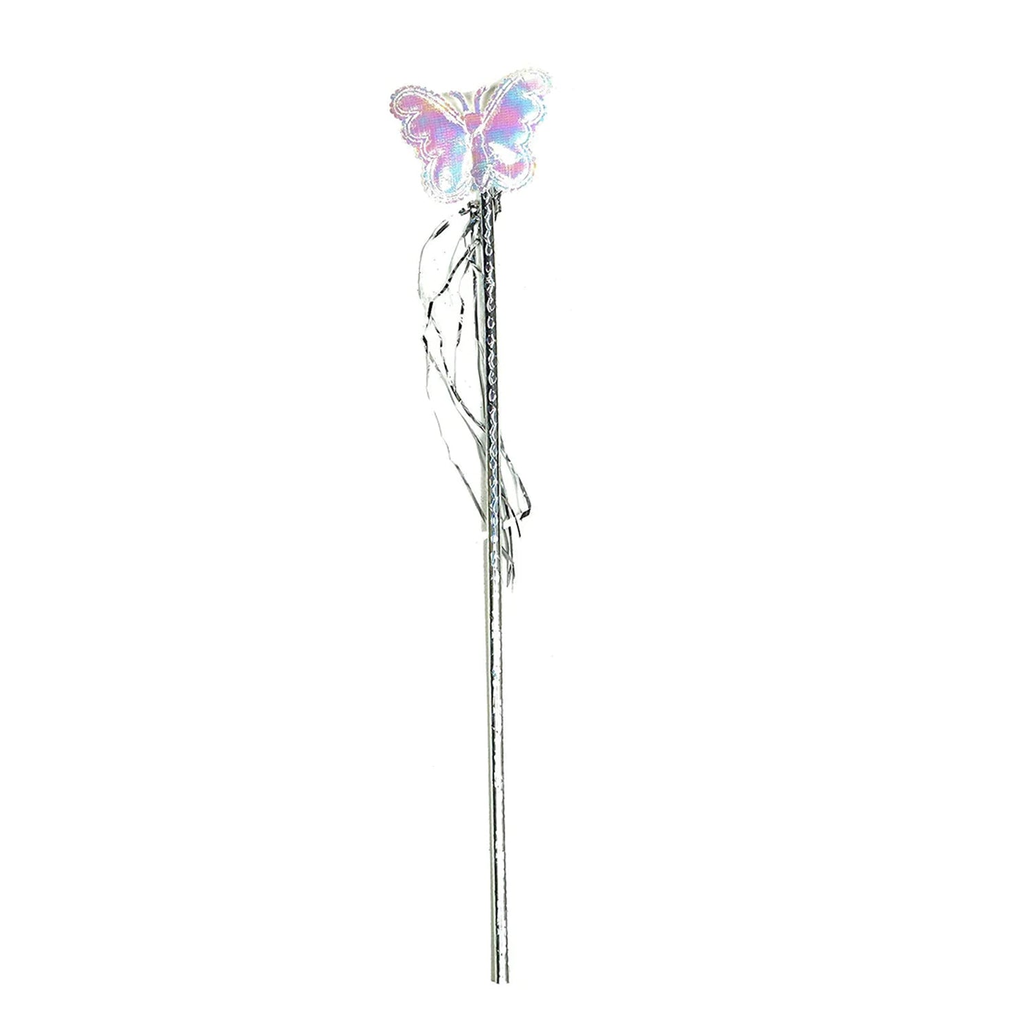 Baby girl?s colorful fairy wings costume with wand, multi-color