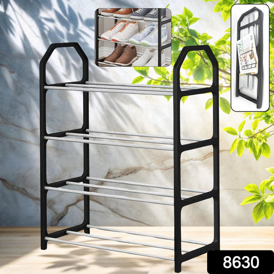 4 Layer Space-saving Shoes Show Rack Folding Shoe Rack (1 Pc)
