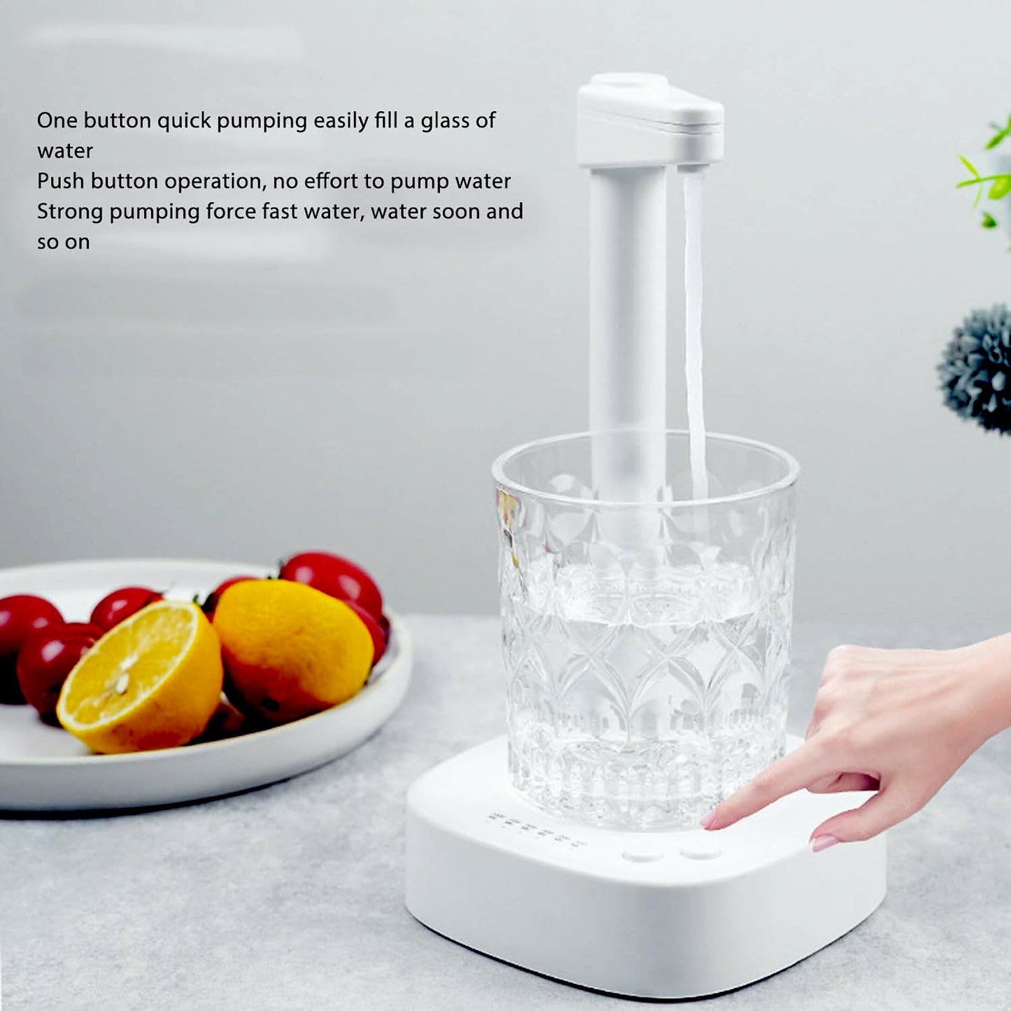 USB Charging Desktop Water Dispenser ? Smart One Button Operation, Portable Water Pump for Home & Office