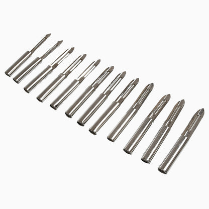 Stainless Steel Peeler Set ? Multi-Purpose Handle for Peeling & Shredding (12 Pcs Set)