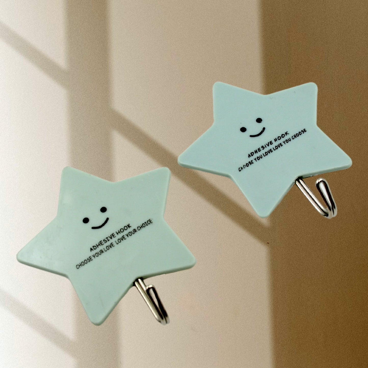 Multipurpose Strong Self-Adhesive Hooks ? Heavy Plastic Wall Hooks for Home, Kitchen & Office Use