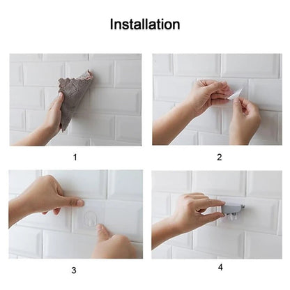 Punch-Free Wall Hanging Knife Holder ? Kitchen Storage Rack (1 Pc)