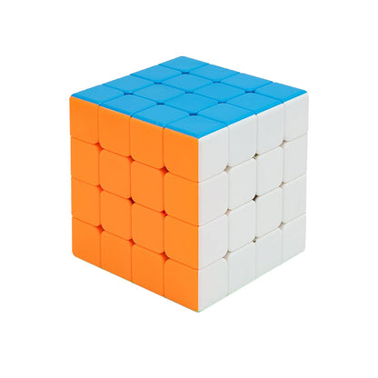 Small Puzzles Cubes 4×4×4 High Speed Sticker Less Magic Cube Game, Kids and Professionals Magic Cube Puzzle Toy, Pack of 1, 8 Years