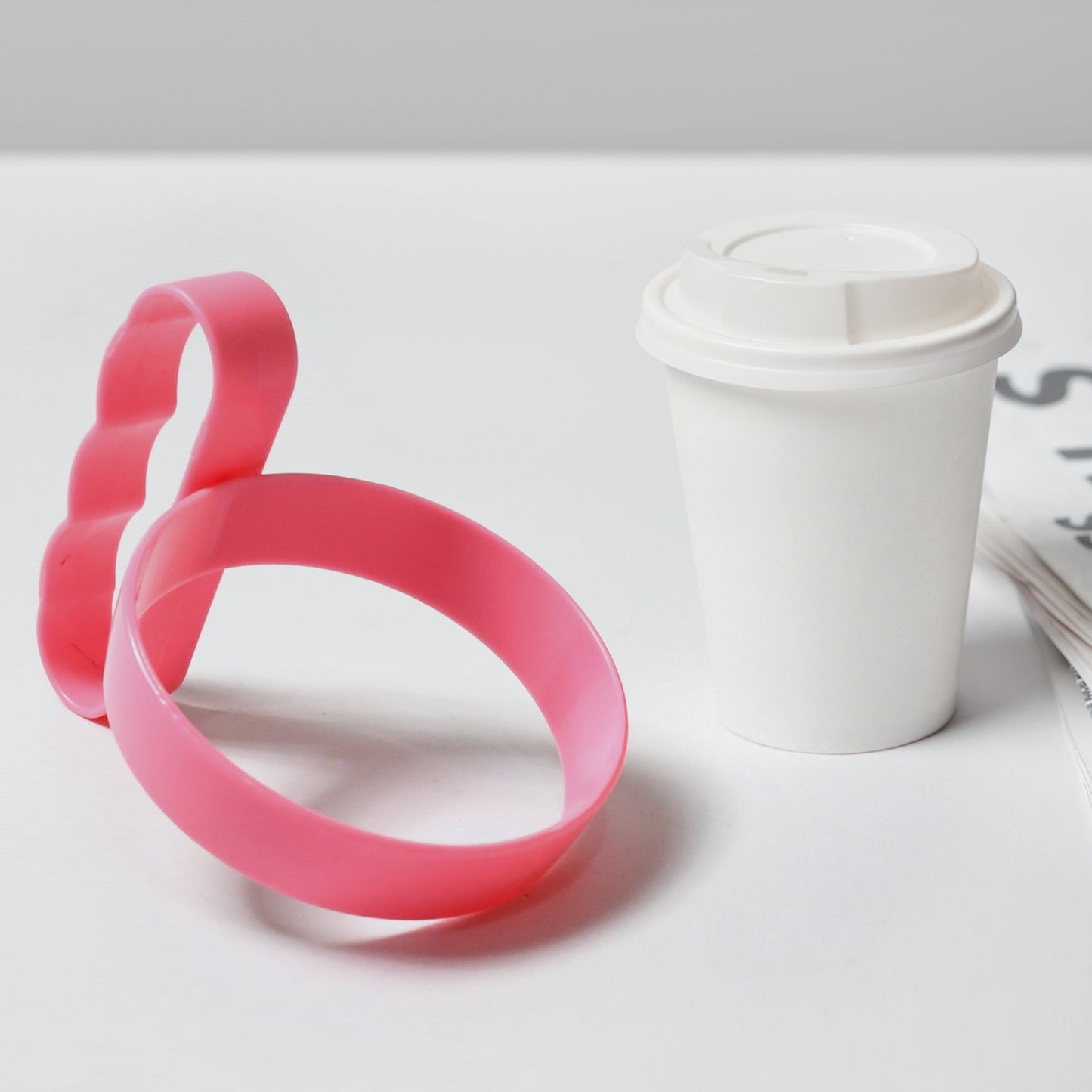 Anti-Slip Plastic Tumbler Handle ? Lightweight Cupholder Grip (1 Pc)