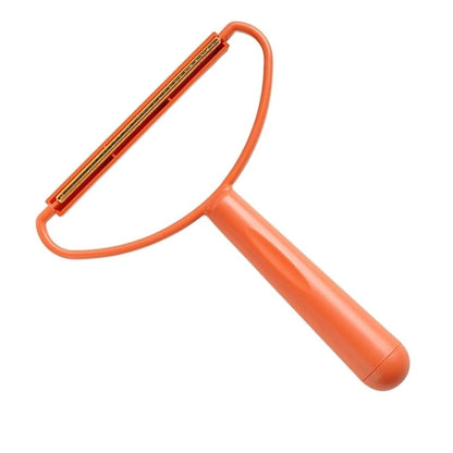 2-in-1 Portable Lint Remover ? Long-Handle Brush & Sticky Roller for Clothes, Furniture & Carpets (1 Pc)