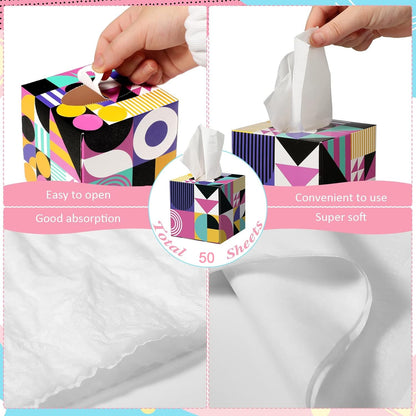 Tissues Cube Box ? Stylish and Practical Tissue Holder for Home & Office (50 Pcs Set Approx)
